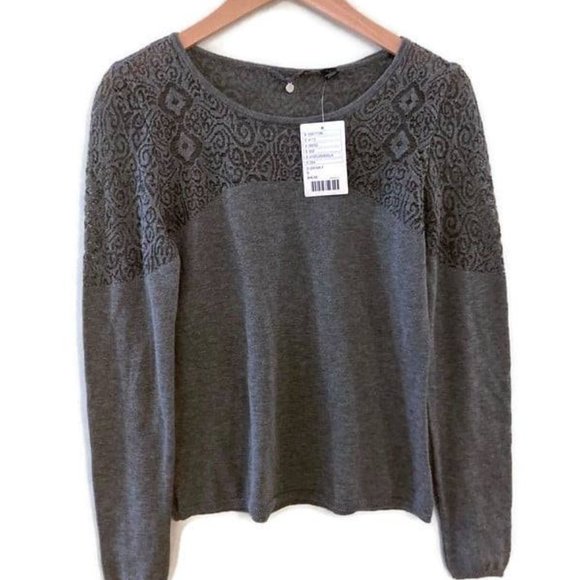 Anthropologie Sweaters - ANTHRO Knitted & Knotted Nettie Gray Sweater